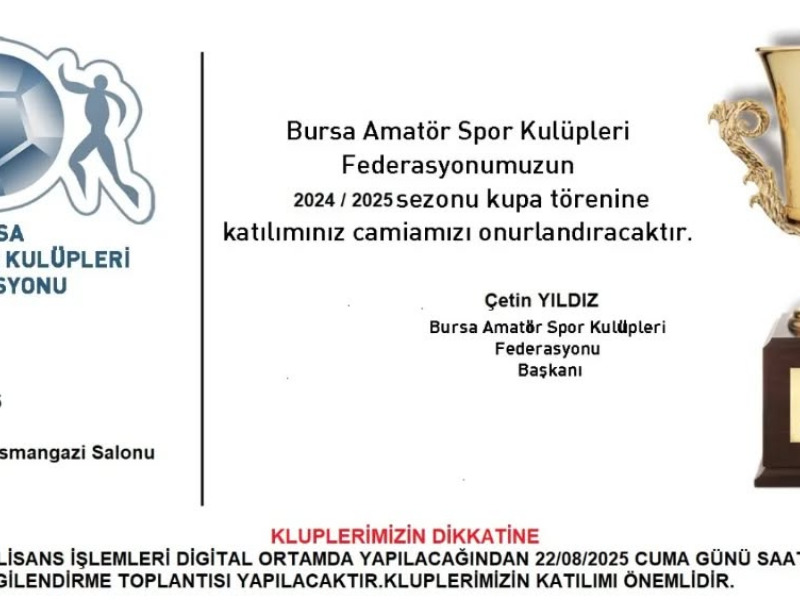  BASKF'dan 2024-2025 sezonu kupa töreni ve dijital lisans toplantısı